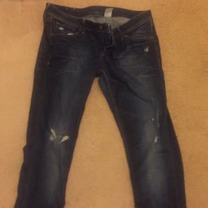 Skinny low waist jeans